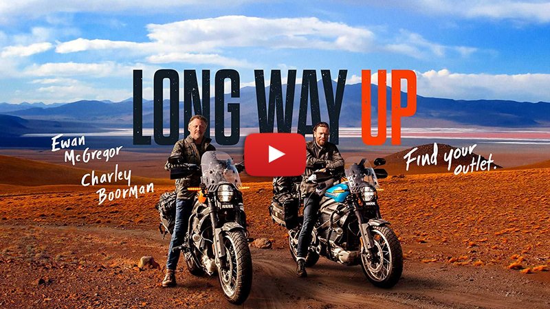 Long way up trailer